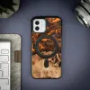 Bewood Unique Narancs - Narancs Fekete iPhone 12/12 Pro tok - 1. kép