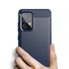 Carbon tok rugalmas borító TPU tok Samsung Galaxy A72 4G kék - 2. kép