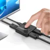 Ugreen CM430 jelosztó 2x DisplayPort (bemenet) 1x DisplayPort (kimenet) 4K / 1080p váltó fekete (60622) - 2. kép