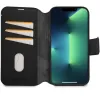 Decoded kivehető pénztárcás bőrtok MagSafe fliptok iPhone 14 Pro - Fekete - 2. kép