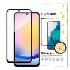 Wozinsky Full Glue edzett üveg fekete kerettel Samsung Galaxy A25 5G üvegfólia