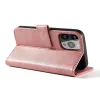 Magnet Case Samsung A15 fliptok és pénztárca funkcióval - rózsaszín tok - 1. kép