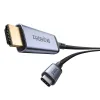 Baseus BS-OH064 8K 60Hz USB-C - HDMI kábel 1,5m - fekete - 0. kép