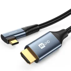 USB-C - HDMI kábel Joyroom SY-20C1 szögletes 4K 60Hz 2m – szürke