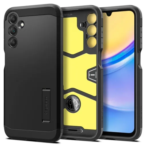 Spigen Rugged Armor tok Samsung Galaxy A15 4G / 5G - fekete