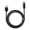 Baseus Display Gyors Töltés Adat USB-A / USB-C 66W 1 m kábel - fekete - 1. kép