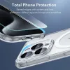 ESR Classic Pro Set Halolock MagSafe tok + üveg az kijelzőhöz és kamerához iPhone 15 Pro Max - átlátszó - 2. kép