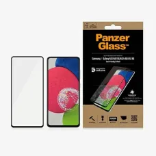 PanzerGlass E2E Microfracture antibakteriális üvegfólia Samsung Galaxy A52 / A52 5G / A53 5G - fekete kerettel