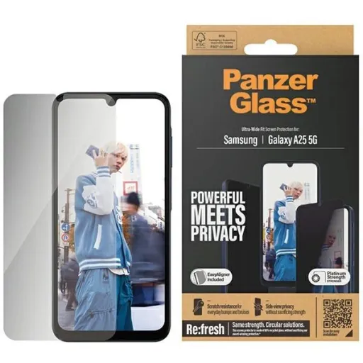 PanzerGlass Ultra-Wide Fit edzett üvegfólia pozicionálóval Samsung Galaxy A25 5G-re PanzerGlass Ultra-Wide Fit edzett üvegfólia pozicionálóval Samsung Galaxy A25 5G-re