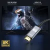 Tech-Protect UltraBoost HDMI 2.1 / HDMI 2.0 4K 120Hz / 8K 60Hz Kábel 2m - Fekete - 0. kép