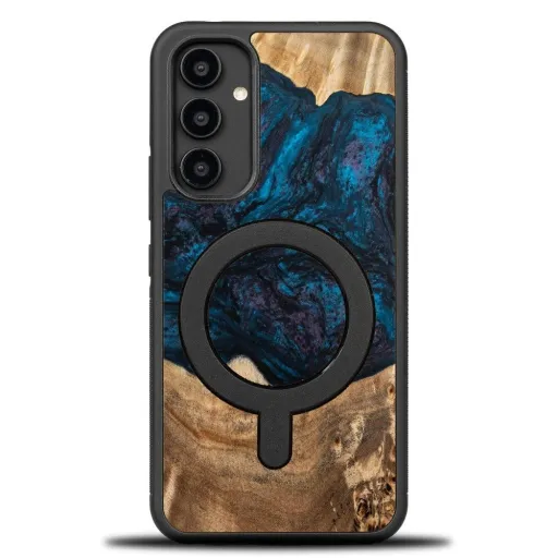 Bewood Unique MagSafe Neptun fa és gyanta tok Samsung Galaxy A54 5G - tengerészkék és fekete tok Bewood Unique MagSafe Neptun fa és gyanta tok Samsung Galaxy A54 5G - tengerészkék és fekete tok