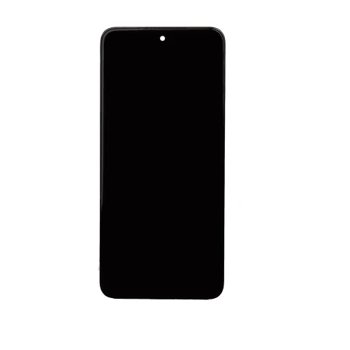 LCD kijelző + Érintőegység + Előlap a Xiaomi Redmi Note 11 NFC-hez fekete (Szerviz csomag)