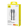 Baseus Crystal Shine CB000089 USB-C / USB-C USB3.2 kábel 100W 20Gbps 1.5m – fekete - 4. kép