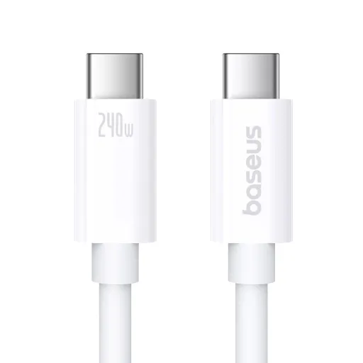 Baseus Superior 2 CB000066 USB-C / USB-C USB4 kábel 240W 1.8m - fehér