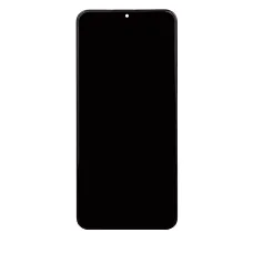 LCD kijelző + Érintőegység + Előlap Samsung A236 Galaxy A23 5G Fekete (Szervíz csomag) tok