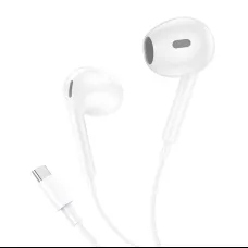 Foneng T61 vezetékes fülhallgató, USB-C (fehér)