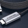 Lention CU707 USB-C-HDMI 2.0 kábel, 4K60Hz, 1Gbps, 3m (szürke) - 0. kép