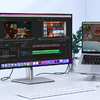 Lention CU707 USB-C-HDMI 2.0 kábel, 4K60Hz, 1Gbps, 3m (szürke) - 2. kép