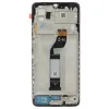 LCD kijelző + Érintőpanel + Előlap Xiaomi Redmi 13C/Poco C65 fekete (Service Pack) - 0. kép