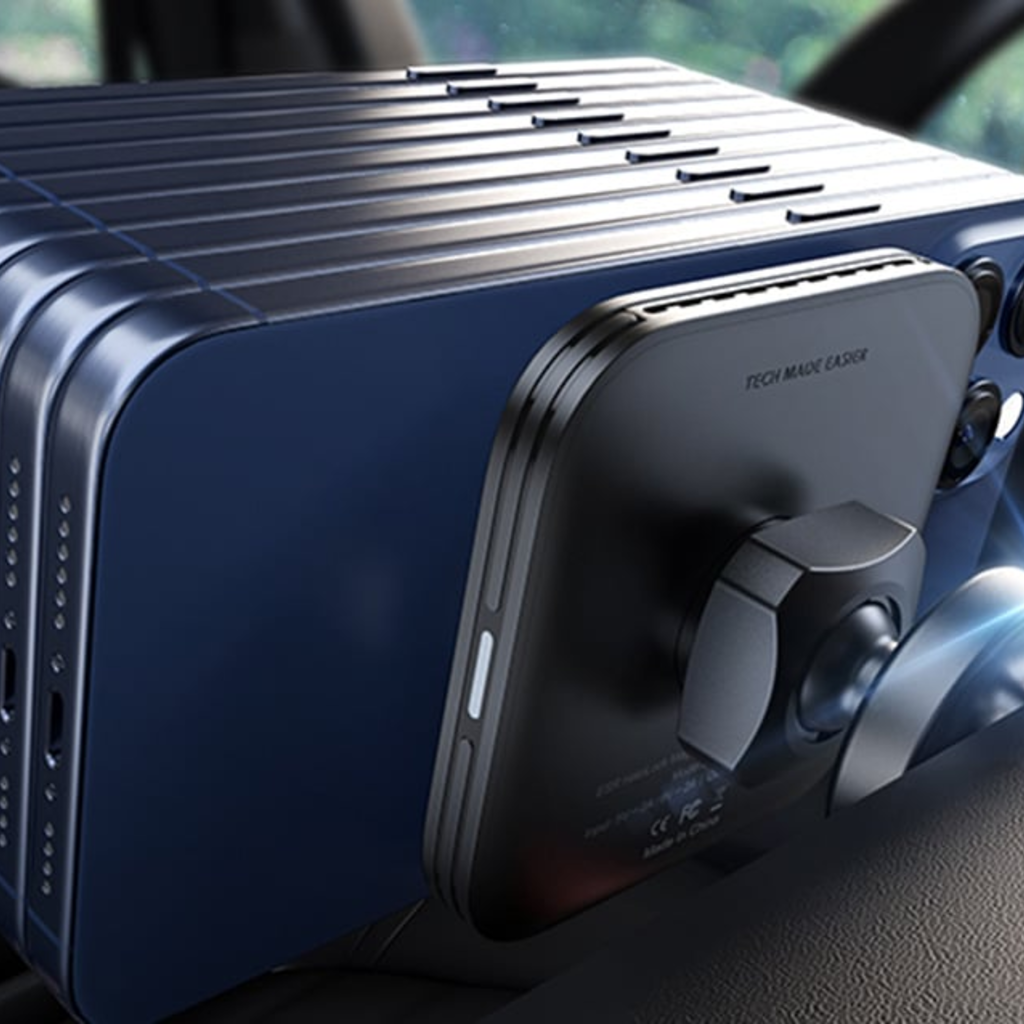 ESR Halolock Magnetic QI2 autós telefontartó MagSafe 15W induktív töltővel a légbeömlőhöz - fekete - 12