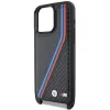 BMW M Edition Carbon Tricolor Lines & Strap tok iPhone 15 Pro - fekete - 3. kép