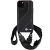 BMW M Edition Carbon Stripe & Strap tok iPhone 15 Plus / 14 Plus - fekete - 0. kép