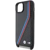 BMW M Edition Carbon Tricolor Lines & Strap tok iPhone 15 Plus / 14 Plus - fekete - 3. kép