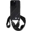 BMW M Edition Carbon Stripe & Strap tok iPhone 15 Pro Max - fekete - 0. kép