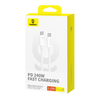 Baseus Superior Series 2 USB-C to USB-C USB4 kábel, 240W, 1m (fehér) - 3. kép