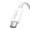 Baseus Superior Series 2 USB-C to USB-C USB4 kábel, 240W, 1m (fehér) - 1. kép