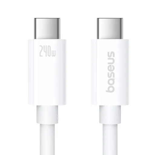 Baseus Superior Series 2 USB-C to USB-C USB4 kábel, 240W, 1m (fehér)