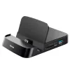 Baseus Mate Dokkoló állomás, Huawei és Samsung okostelefonokhoz, HUB USB-C, 15 W (fekete) - 1. kép