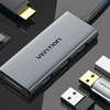 USB-C to HDMI, 3x USB 3.0, SD, TF Hub Vention TOOHB 0.15 m Szürke - 3. kép