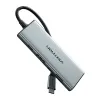 USB-C to HDMI, 3x USB 3.0, SD, TF, PD Hub Vention TOPHB 0.15m Szürke - 2. kép