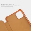 Nillkin Qin bőr fliptok iPhone 11 piros - 1. kép