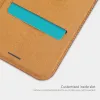 Nillkin Qin bőr fliptok iPhone 11 piros - 0. kép