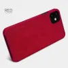 Nillkin Qin bőr fliptok iPhone 11 piros - 3. kép