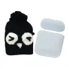 Airpods 1/2 ultravékony szilikon tok gyapjú bagoly mintás burkolattal - 3. kép