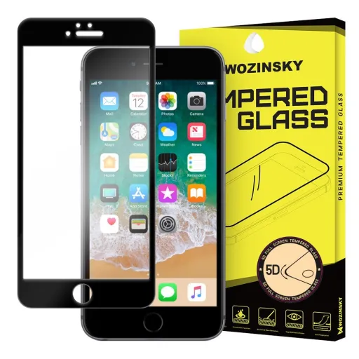 WOZINSKY PRO+ 5D kijelzővédő üvegfólia iPhone 6 Plus/ 6S Plus fekete WOZINSKY PRO+ 5D kijelzővédő üvegfólia iPhone 6 Plus/ 6S Plus fekete