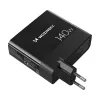 Wozinsky CGWCB 140W GaN fali töltő 3 x USB-C / 2 x USB-A - fekete - 1. kép