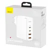 Baseus GaN2 Pro gyors töltő 100W USB / USB Type C Quick Charge 4+ Power Delivery fehér (CCGAN2P-L02) - 3. kép