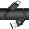 Baseus Yiven USB - Micro-USB kábel, 1,5 m, 2A (fekete) - 3. kép