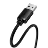 Baseus AirJoy Series USB 2.0 hosszabbítókábel, 0,5 m (fekete) - 3. kép