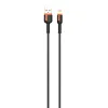 LDNIO LS531, USB - Lightning 1m Kábel (Szürke-Narancs) - 1. kép