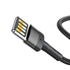 Baseus Cafule 2,4A 1 m-es Lightning USB-kábel (kétoldalas) (szürke-fekete) - 1. kép