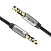 Baseus Yiven AUX 3,5 mm mini jack audio kábel, 1m (fekete-ezüst) - 3. kép