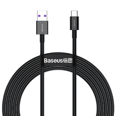 Baseus Superior Series USB-USB-C kábel, 66 W, 2 m (fekete)