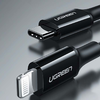 UGREEN US171 USB-C Lightning kábel, 36W, 2m (fekete) - 0. kép