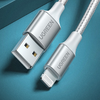 UGREEN USB Lightning kábel, 2.4A US199, 2m (ezüst) - 2. kép
