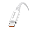 Baseus Superior USB - USB-C kábel, 100W, 0,25m (fehér) - 2. kép